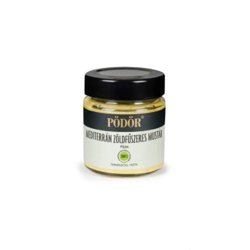 Mediterrán zöldfűszeres mustár